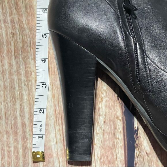 JESSICA SIMPSON Tulip black leather boots Size 8.5 - Picture 7 of 10